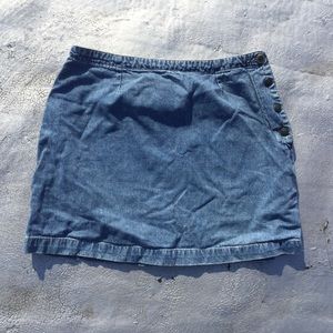 Vintage denim mini skirt! Size 11/12